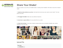 Tablet Screenshot of herbalifeupload.com
